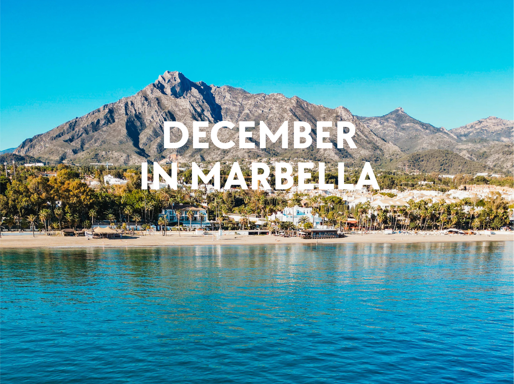 DECEMBER MARBELLA DECEMBER MARBELLA
