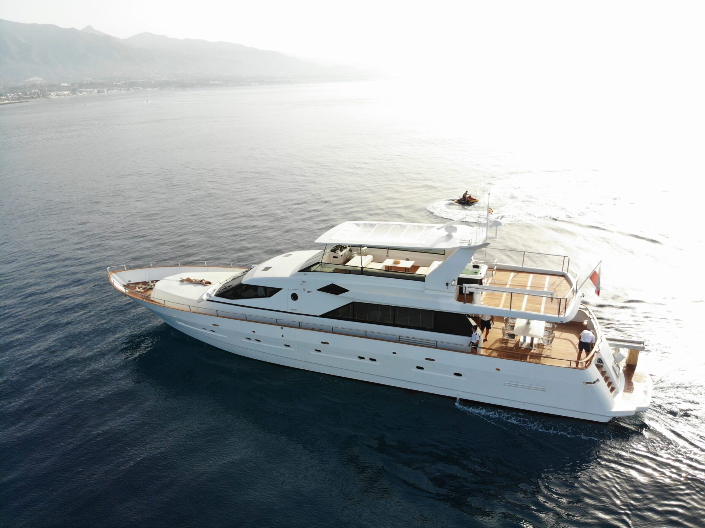 a boat on a body of water