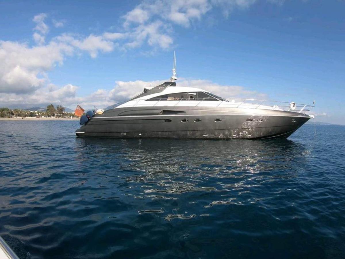 a small boat in a large body of water