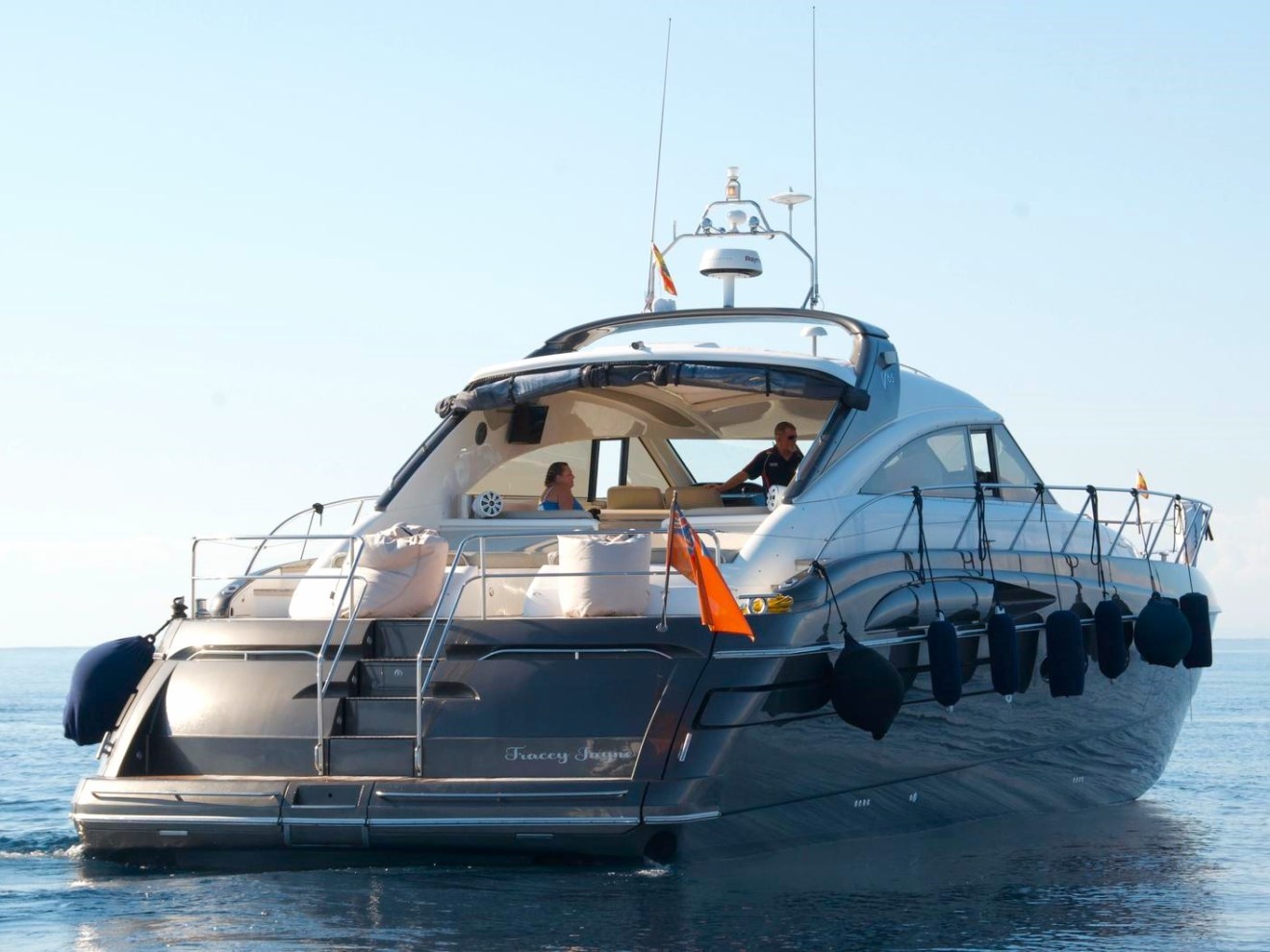 a small boat in a body of water