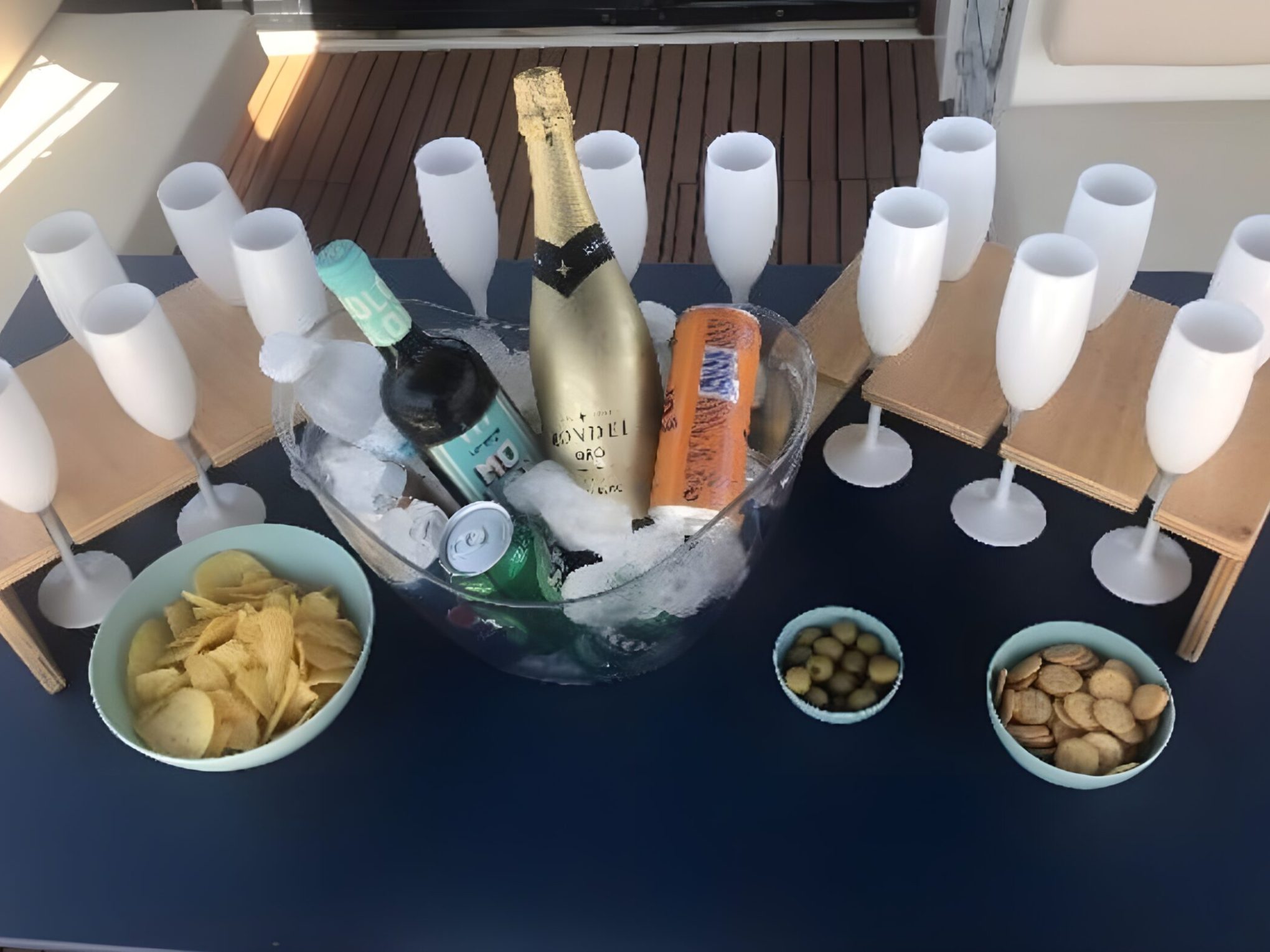 a bunch of items that are sitting on a table
