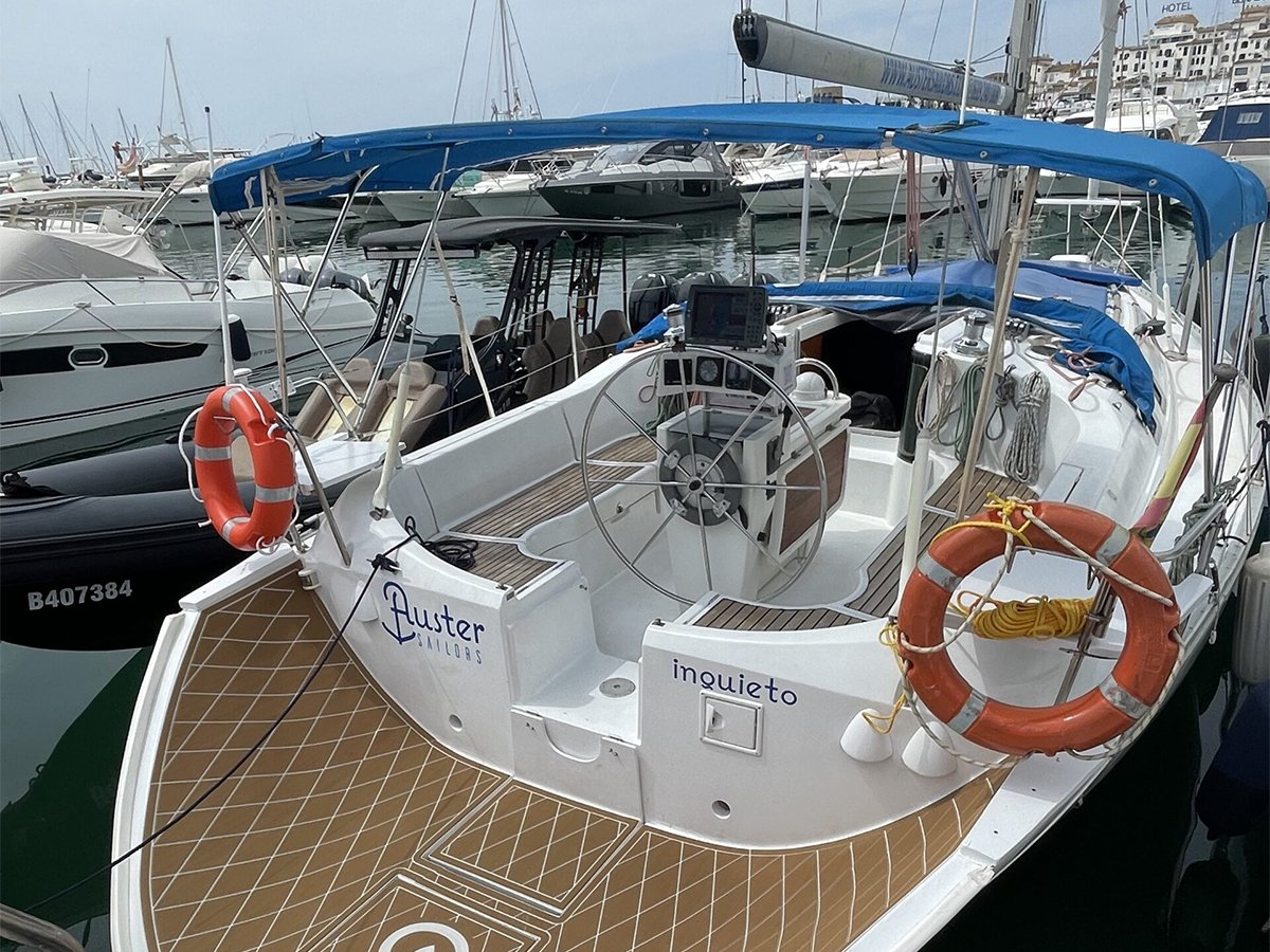 a close up of a boat
