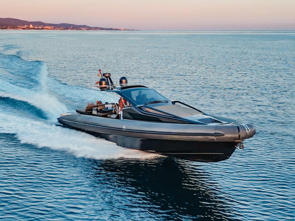 a small boat in a body of water