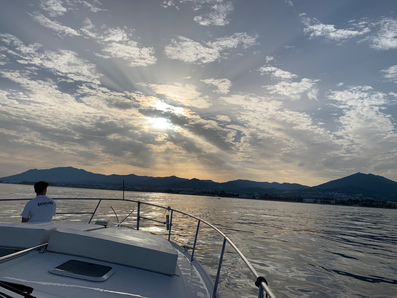 a boat on a body of water