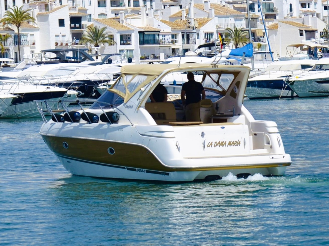 a boat that is floating in the water