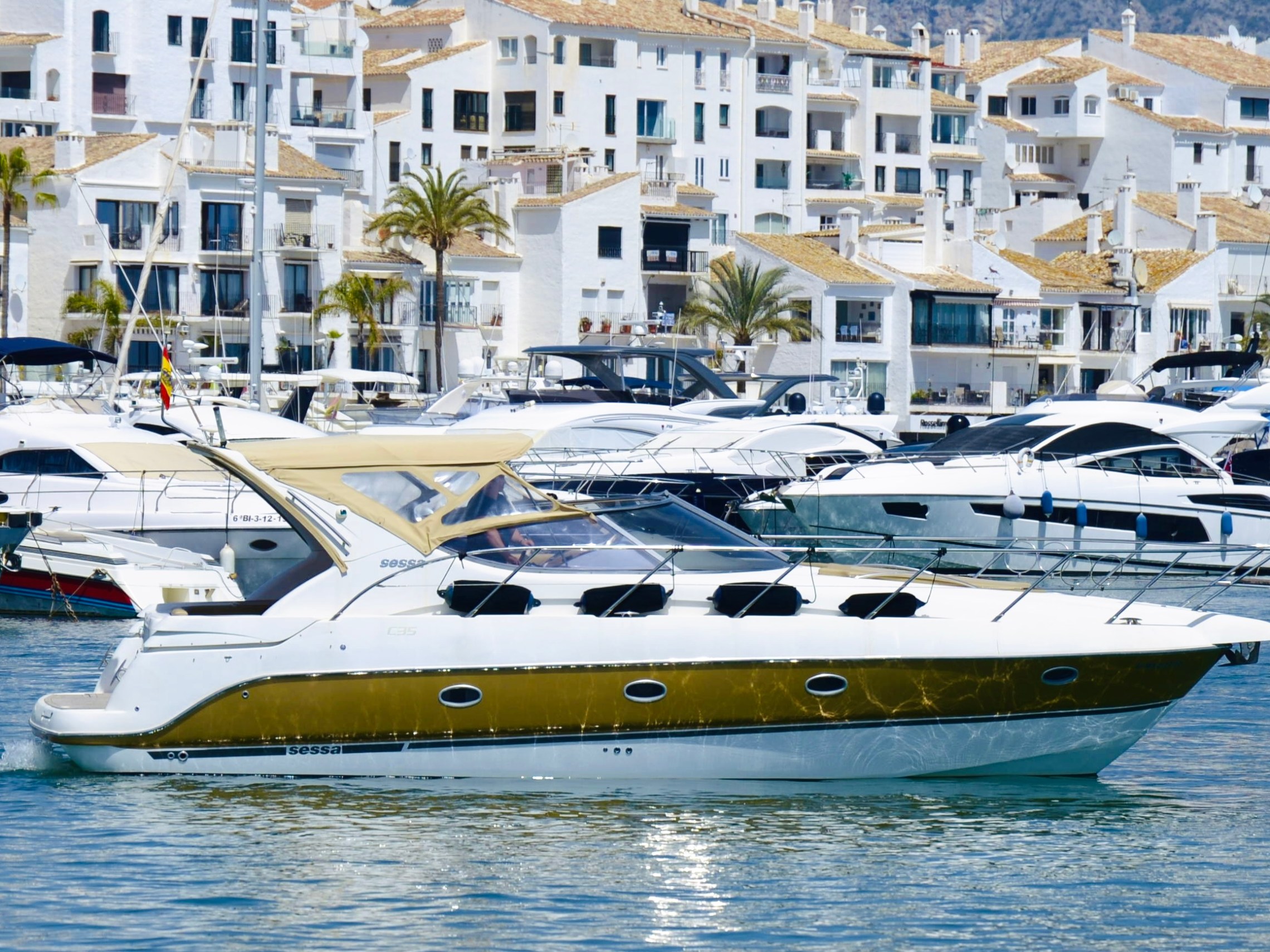 a boat that is floating in the water