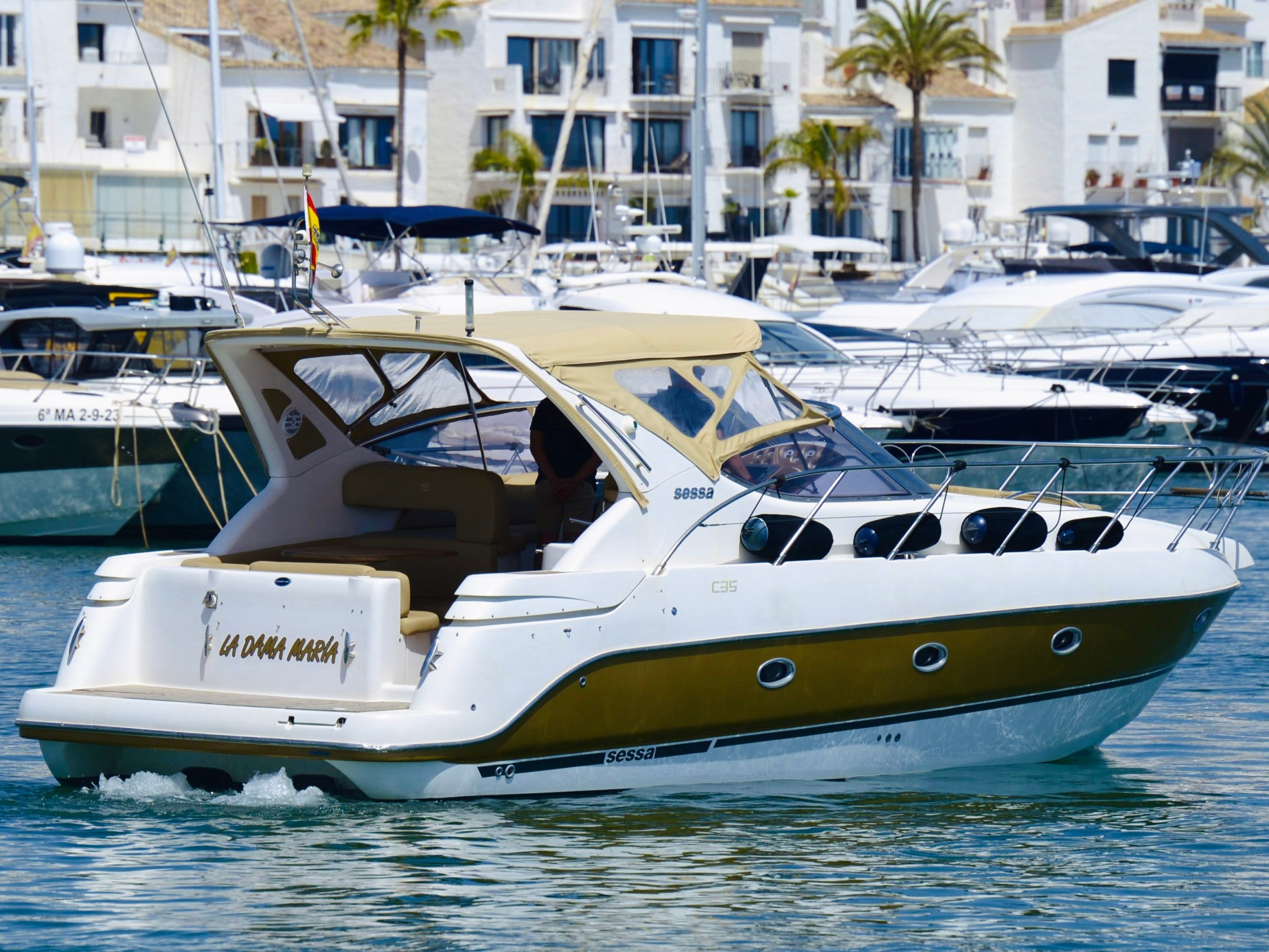 a boat that is floating in the water