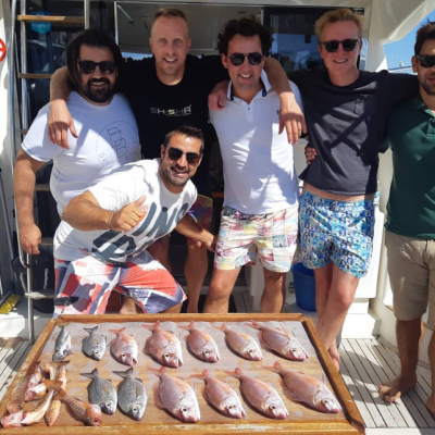 a group of people posing for the camera