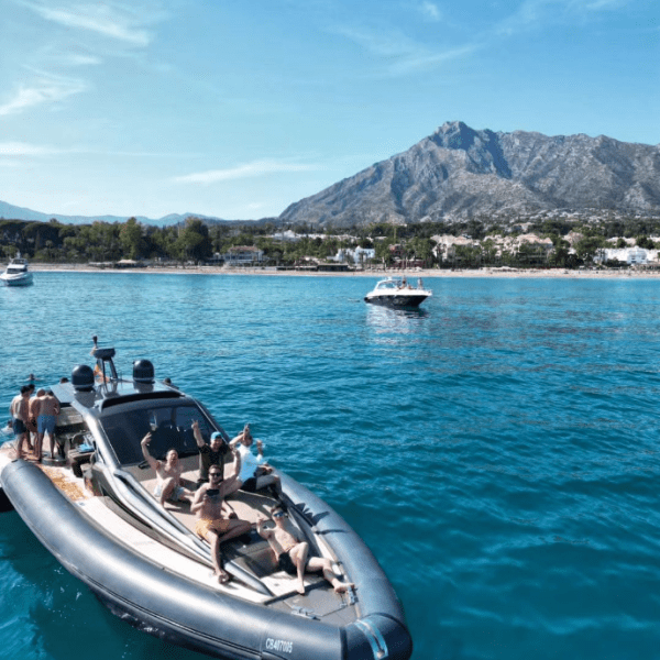 a small boat in a body of water