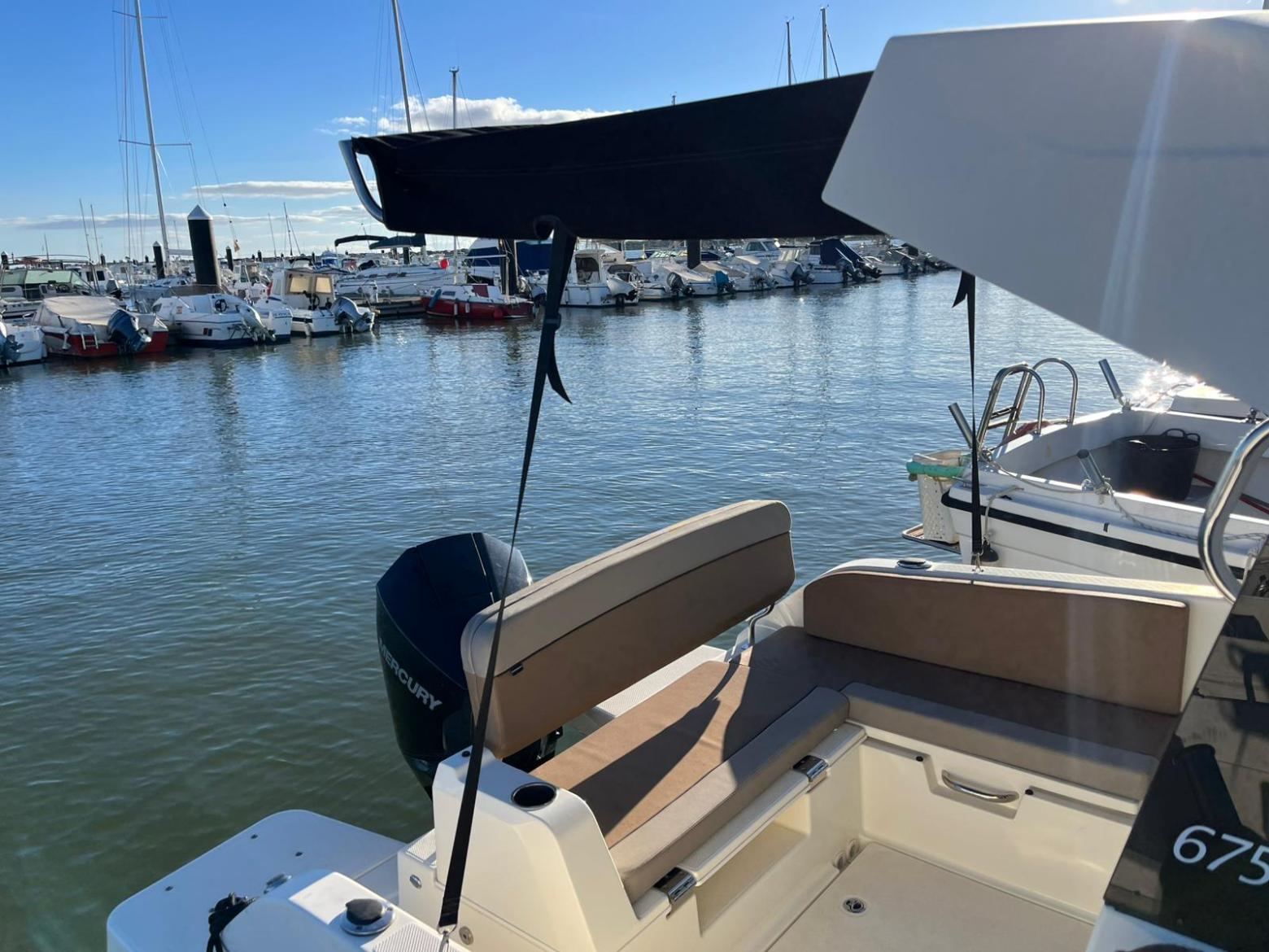 a boat that is floating in the water