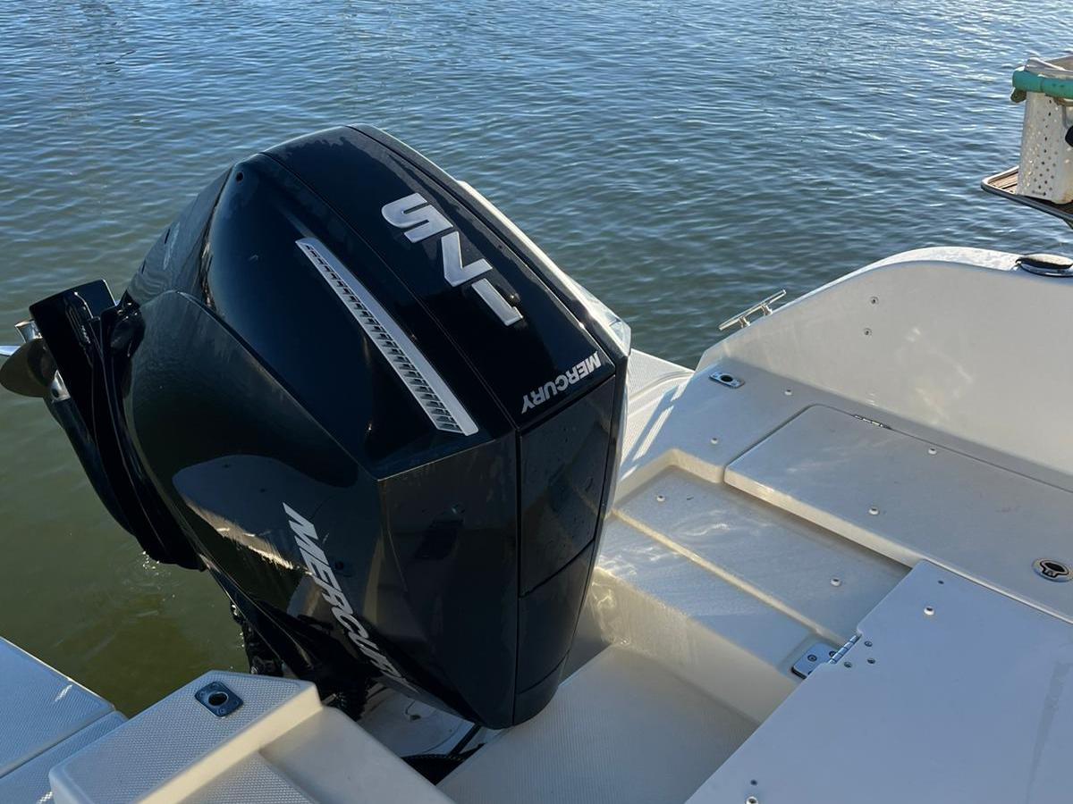 a boat that is floating in the water