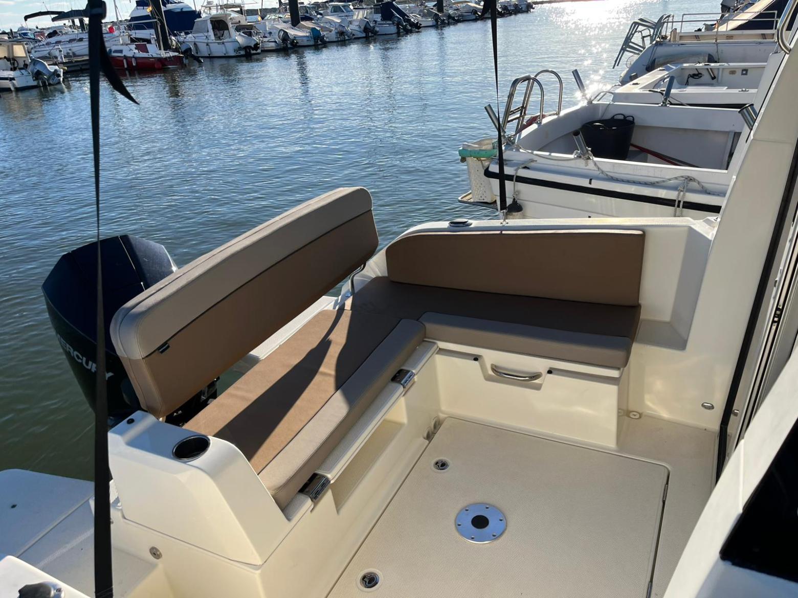 a boat that is floating in the water