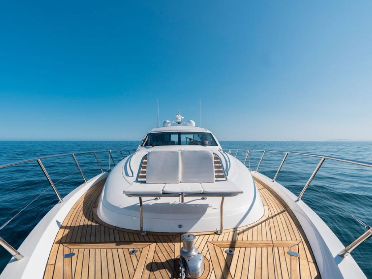 a small boat in a body of water