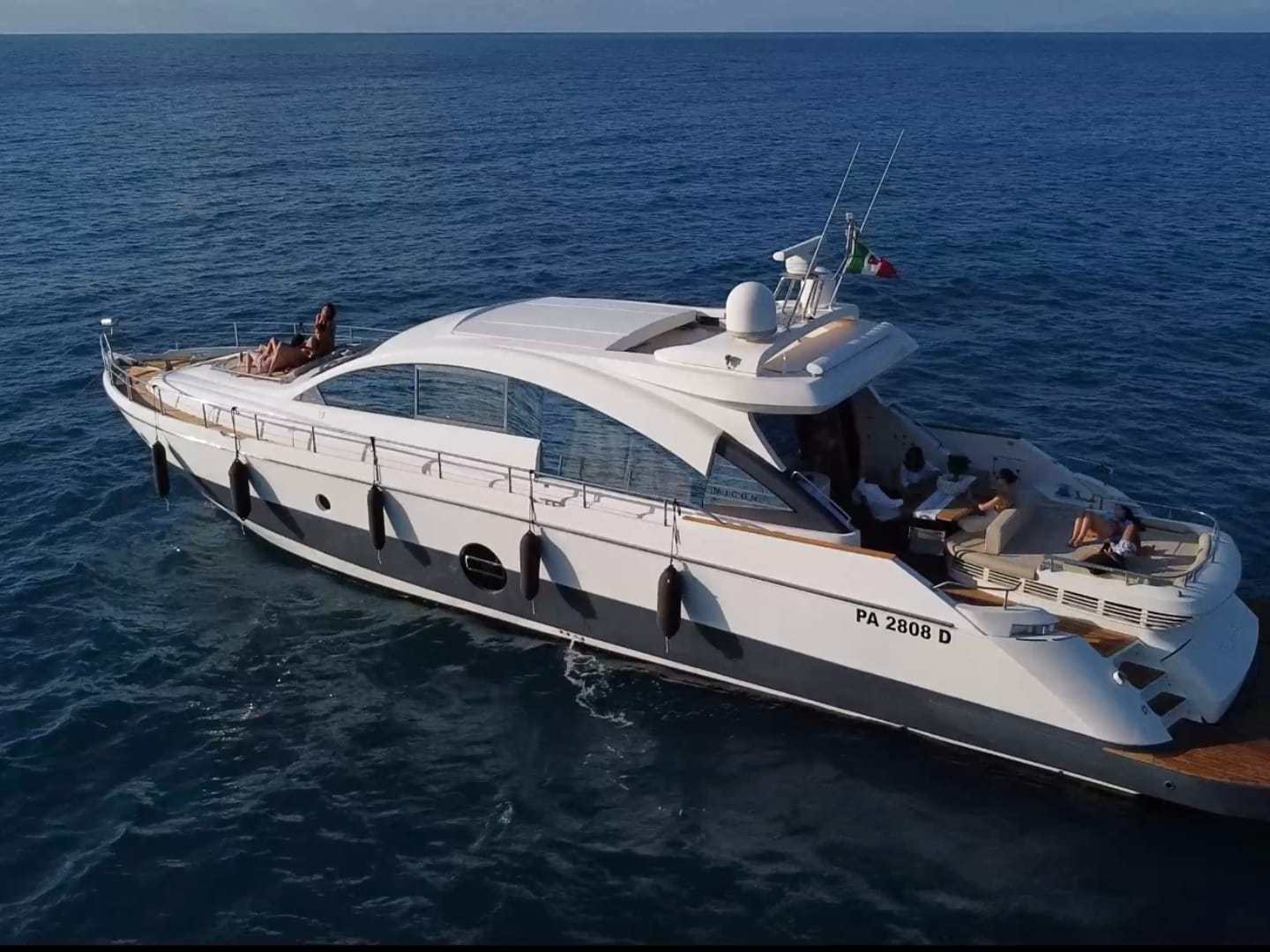 a small boat in a body of water