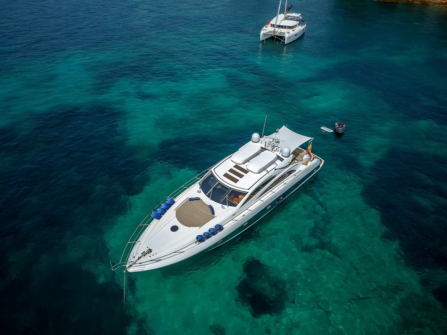 a boat on a body of water
