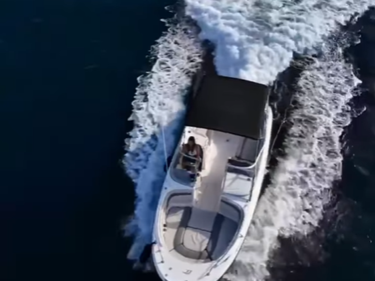 a boat in the water