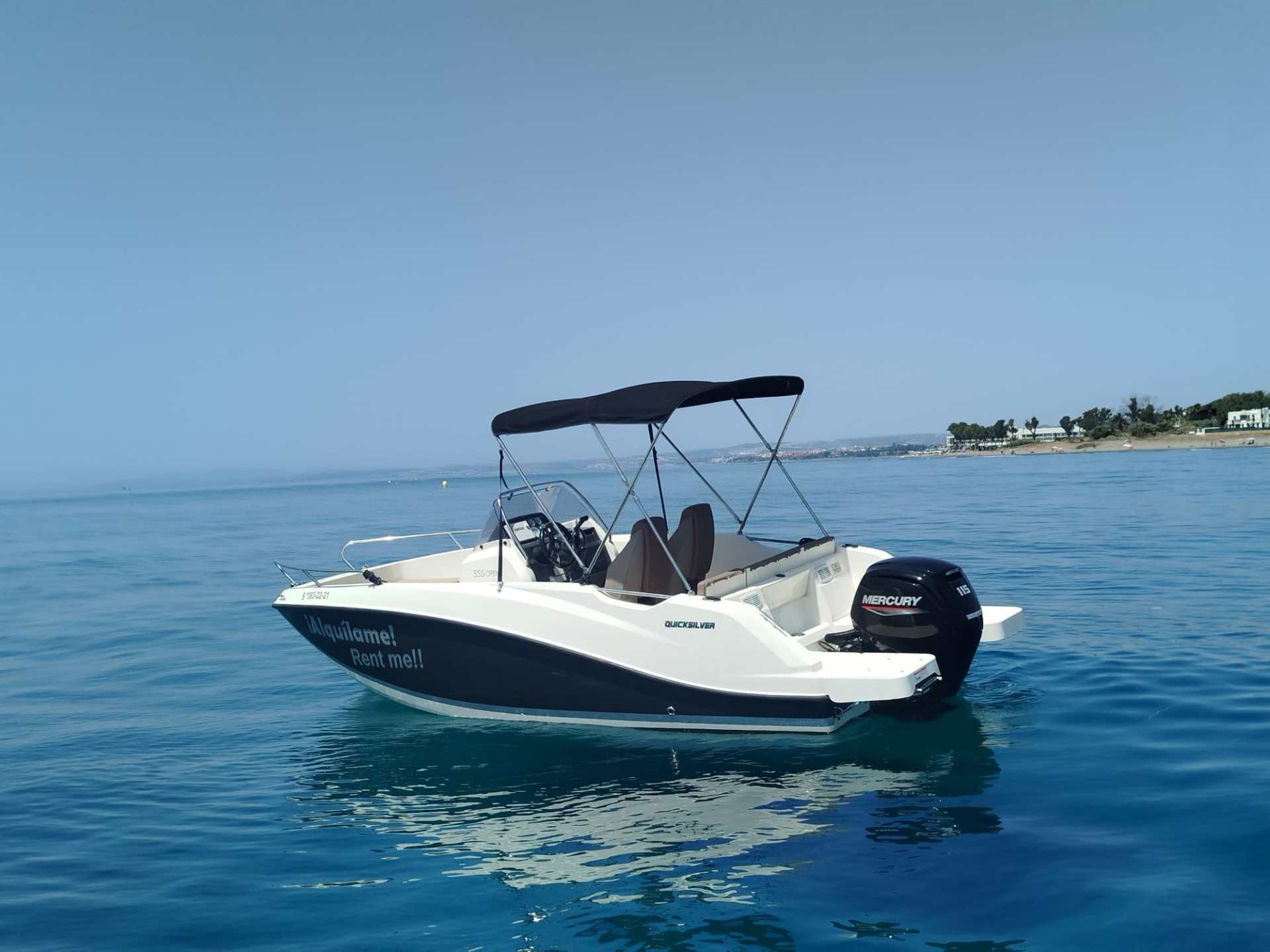 a small boat in a body of water