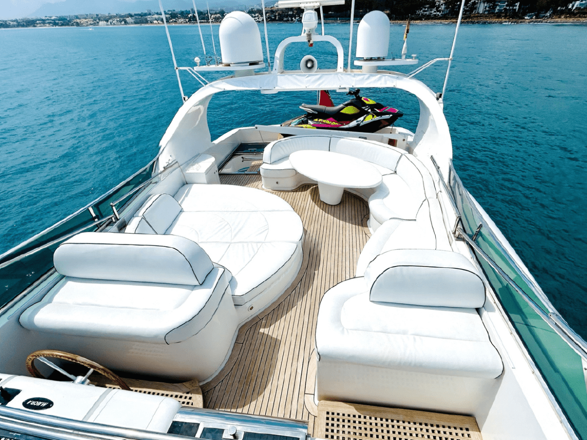 a boat parked next to a body of water